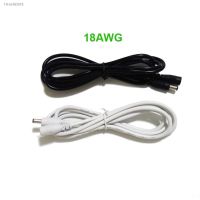 ﹍☸❒ 18AWG 22AWG 1M 2M 3M 5M 2.1mm x 5.5mm Plug 1 Female to 1 x DC Plug Male Black White Power Cable