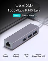 USB 3.0 2.0 to RJ45 Hub 10/100/1000Mbps Ethernet Adapter Network Card USB Lan USB C Ethernet For Macbook Windows  USB Network Adapters