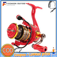 【คลังสินค้าพร้อม】Spinning Fishing Reel Non-Slip 6.4:1 Gear Ratio 8Kg Max Drag Lure Fishing Tackle With Reversible Handle