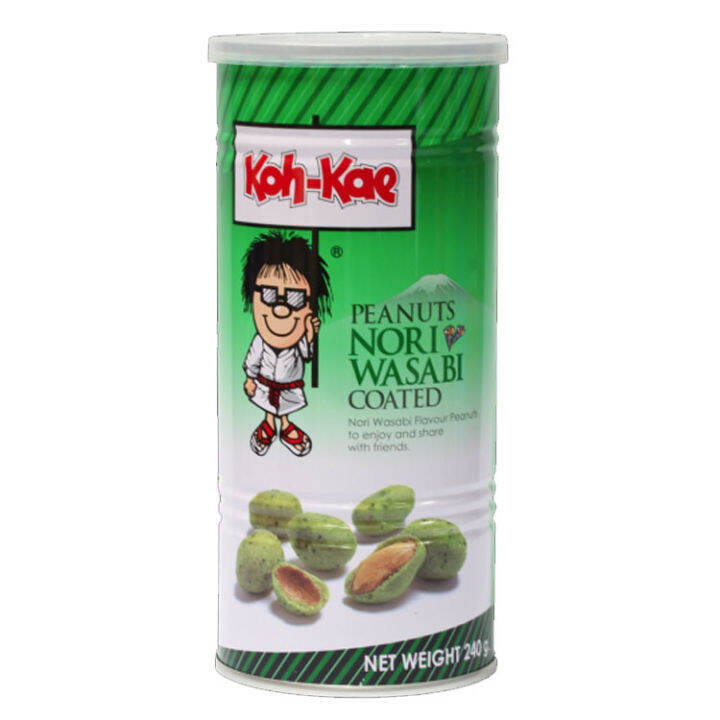 Koh Kae Peanuts Nori Wasabi Flavour Coated (180g) | Lazada PH