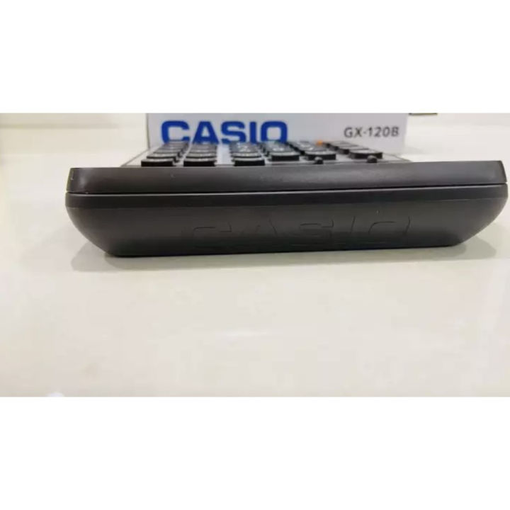 casio-เครื่องคิดเลข-รุ่น-gx-120b-แบบตั้งโต๊ะ-12หลัก-สีเงิน-ประกัน-2-ปี