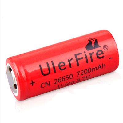 【The-Best】 2/6/12ชิ้น26650 7200MAh 20A แบบชาร์จไฟได้3.7V แบตเตอรี่ลิเธียม Li-Ion 26650A สำหรับไฟฉาย