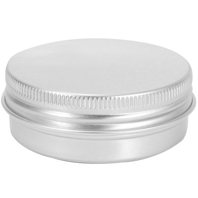 Pack Of 40 Screw Top Round Aluminum Tins Cans - Aluminum Screw Lid Round Tin Container Bottle