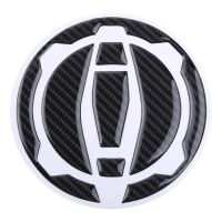 Carbon Fiber Motorcycle Gas for Tank Caps Pad Cover Sticker Decals Diameter 12cm/4.72-inch for Z900 Z400 Ninja 400 Ninja