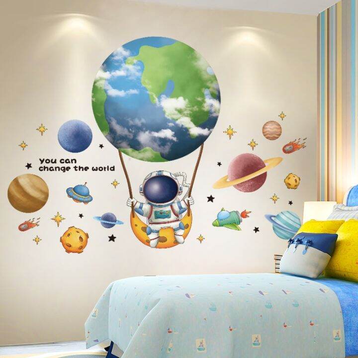 outer-space-astronauts-wall-stickers-diy-planets-wall-decals-for-kids-rooms-baby-bedroom-kindergarten-nursery-home-decoration