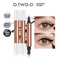 ∏▤✲ O.TWO.O Black Eye Liner Stamp Eyeliner Pencil Waterproof Smudge-proof Liquid Eyeliner Easy Cat Eye Stencil Makeup Tool for Eyes