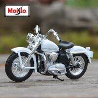 Maisto 1:18 Harley-Davson 1952 K ยานพาหนะโยนดายโมเดลของเล่นแบบจำลองรถมอเตอร์ไซค์สะสม