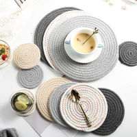 5ชิ้นทอทรงกลม Placemats สำหรับโต๊ะรับประทานอาหาร,ผักตบชวาฟางถักเสื่อ,ทนความร้อนลื่นสาน Placemats แฮนด์เมด