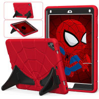 Case สำหรับ iPad Air 2 9.7 2017 2018 Pro 9.7 5th 6th 7th 8th 9th Generation 10.2 2019 2020 2021ปก Spider-Man เด็กกันกระแทกกรณีที่มีวงเล็บหลายป้องกันแท็บเล็ตปก