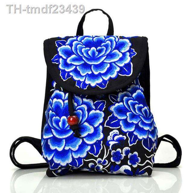 new-embroidery-shopping-cover-backpacksnice-floral-embroidered-backrack-top-sale-canvas