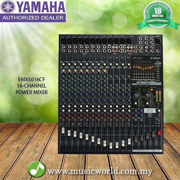 Yamaha EMX5016CF 16 channel 1000W Powered Mixer (EMX 5016) Lazada
