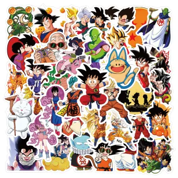 Dragon Ball Z Sticker Pack 50pcs Dragon Ball Laptop Sticker Waterproof  Sticker Vegeta Sticker Super Z Sticker For Laptop Luggage Helmet Guitar  Skatebo