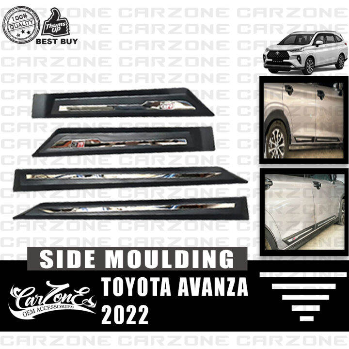 Toyota Veloz 2022 Side Body Moulding GR Design (Two Tone) Lazada PH