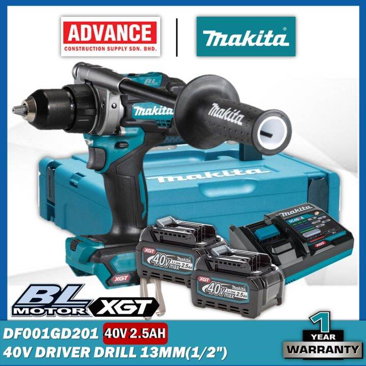 MAKITA DF001GD201 / DF001GZ 40Vmax Cordless Driver Drill 13MM (1/2 ...