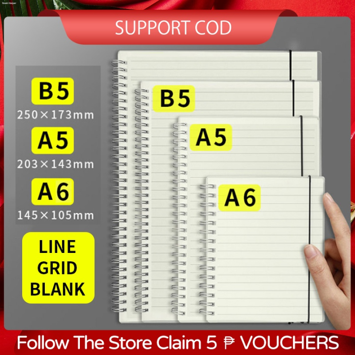 A5 A6 B5 Spiral Notebook Office Supplies Drawing Sketch Notebooks Blank