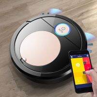 Wireless Auto Robotic Vacuum With Cleaning Timer WetDry Use All in one SweepingMoppingVacuuming No Dead Ends Vacuum Cleaner