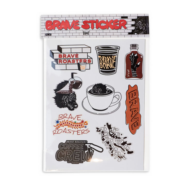 BRAVE ROASTERS STICKERS