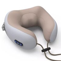 ZZOOI Neck Massager Electric U Shaped Shoulder Cervical Relaxing Deep Tissue Kneading Fabric Vertebra Massage