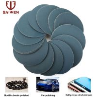 ✱♨ 90pack 125mm Sandpaper Round Shape Sanding Discs Hook Loop Sandpaper Buffing Sheet Sanding Polishing Pad Grit 60-400