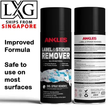 450ml Adhesive Glue label Sticker Remover Spray Cleaner Removal - China Sticker  Remover Spray, Sticker Cleaner