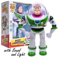 ของเล่น XULONGBIN ตุ๊กตาขยับแขนขาได้ของเล่นนิทานบัซไลท์เยียร์หุ่นยนต์พูดได้มีแสงไฟเสียงของขวัญสำหรับเด็กผู้ชาย