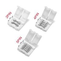 ♈№ 5-100pcs RGBW LED Connector 5pin 10mm 2pin 4pin Free Soldering Connector for 5050 3528 LED Single Color RGB RGBWW Strip Light