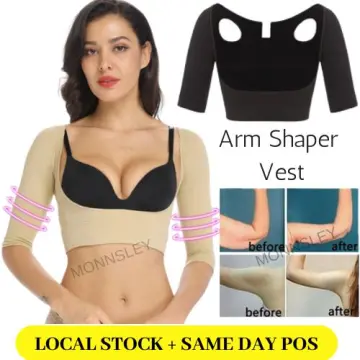 Women Shaperwear Underwear Upper Arm Bra Shaper Post Surgical Slimmer U  Shaper Compression Long Sleeves Women