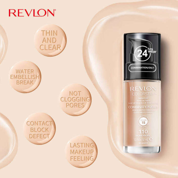 revlon-colorstay-foundationเบอร์110-ivory