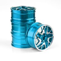 4Pcs 1/10 On-Road Drift Car 52mm Wheel Rim Wheel Hub RC Car Wheel Rim for HSP Tamiya HPI Kyosho Sakura Traxxas RedCat Blue