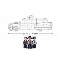 Hot Selling Sluban Classic Retro Sports Car Cadillac Miller Meteor Ghostbusters ECTO-1 Building Blocks Bricks 10274 Kit Kids City Figure Toy