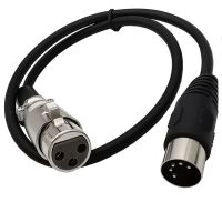 MIDI to XLR Adapter Cable DIN 5 Pin to XLR 3 Pin Audio cable for Match music instruments or cables with MIDI or XLR connector Cables