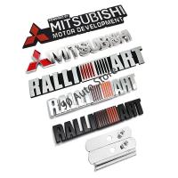 Upgrade Modified RALLI ART Metal Car Sticker for Mitsubishi Eclipse Outlander EVO L200 Auto Front Grille Emblem Rear Badge Decal