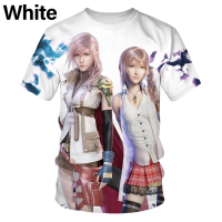 Summer New [high T-shirt Quality] Game Final Fantasy 3d Printing T-shirt Casual Round Neck Fashion Style T-shirt Top Short Sleeve Fashion Versatile