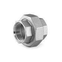 1/4 quot; 3/8 quot; 1/2 quot; 3/4 quot; 1 quot; 1-1/4 quot; 1-1/2 quot; BSP Female Thread 201 Stainless Steel Union Pipe Fitting Connector Adapter Coupler