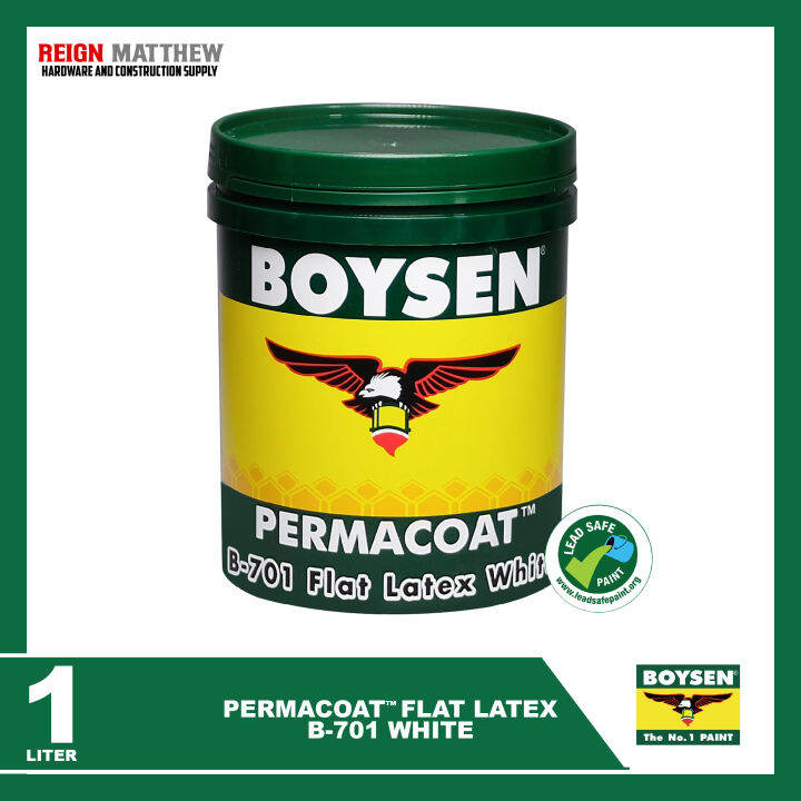 BOYSEN PERMACOAT B-701 FLAT LATEX 1L/4L/16L | Lazada PH