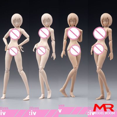 ZZOOI 86TOYS T86-ST 1/12 Scale Female Super Flexible Joint Body with Anime Head White Wheat Action Figure Articulated Doll Toy Model
