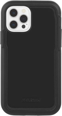 Case-Mate Pelican Voyager Series - iPhone 12 / iPhone 12 Pro Case [18ft Military Grade Drop Protection] [Wireless Charging Comaptible] Heavy-Duty Protective Case Cover For iPhone 12 Pro / 12 6.1 Inch - Black
