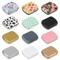 1 PC Mini Tin Metal Box Sealed Jar Packing Boxes Jewelry Candy Box Small Storage Cans Coin Earrings Headphones Gift Box Storage Boxes