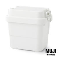 มูจิ กล่องเก็บของที่ทนทาน XS (รุ่นใหม่ ขนาด 22L) - MUJI PP Sturdy Storage Box / XS (New Ed. 22L) W39.5 x D29.5 x H37cm