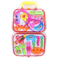 ชุดของเล่นคุณหมอสำหรับเด็ก แบบพกพา  (คละสี)รุ่น portable-doctor-set-bag-portable-616-00i-Toy