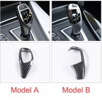 ‘；。【’； Car Gear Shift Panel Frame Gear Knob Cover Head Trim For BMW 1 2  3 5 Series X1 X2 X3 X5 X6 F30 F10 F15 F07 F20 F21