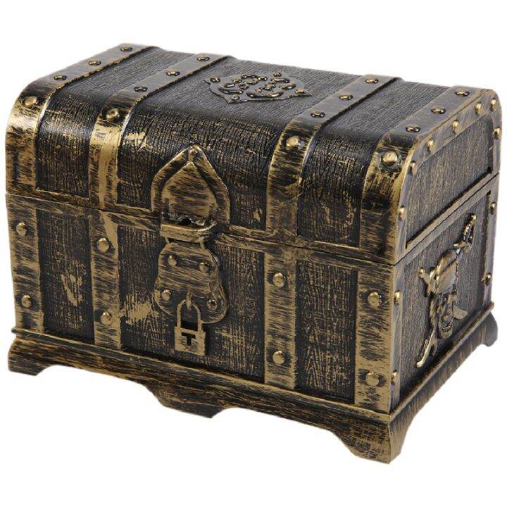 Pirate Treasure Chest Decorative Treasure Chest Keepsake Jewelry Box ...