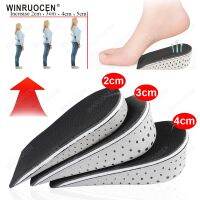 WINRUOCEN EVA Half Height Increase Unisex 2cm 5cm UP Sports Shoe Insoles Cushion Breathable Heighten Heel Insert Shoes Pad