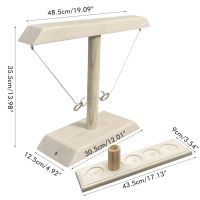 Drinking Game Toy Wooden Ring Toss Game Toss Hook Board games