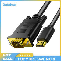 Hd 1080จุดความเร็วสูง Hdmi เข้ากันได้ชายกับ Vga ชายเคเบิ้ลแปลงอะแดปเตอร์ทางเดียวสำหรับ Dvd Hdtv พีซีสก์ท็อปจอภาพ