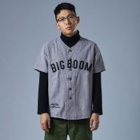 2023 New Fashion version BIGBOOM Cotton Linen Embroidered Vintage Breathable Comfortable Versatile Baseball Uniforms for Men and Women