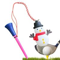 Christmas Golf Tees Christmas Cartoon Zero Friction Golf Tees with Anti-Lost Rope Golf Tees for Golfing Practice Sports Tournaments Accurately Hit Target astounding