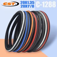 CST 20 x 1.35 Bike Tyres Tire 60TPI 406 Hooked Rim 6.8Bar/100PSI Speedway WIRE For Minivelo BMX Folding Bike Parts