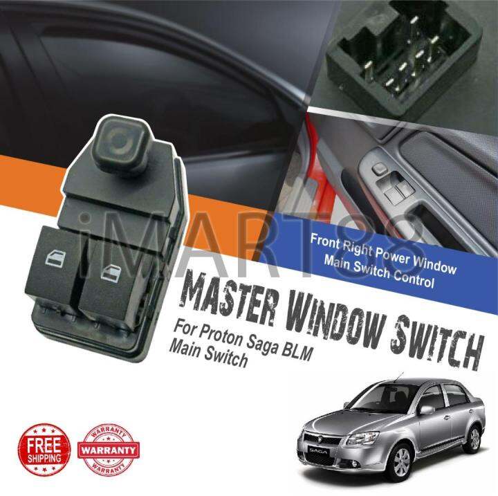Proton Saga BLM Savvy Main Power Window Switch Driver Side Lazada