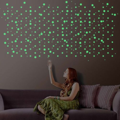 407pcs-3d-round-dot-luminous-wall-stickers-diy-home-decor-glow-in-the-dark-fluorescent-wallpaper-kid-room-decorative-wall-murals